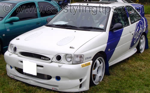 Ford Escort RS Cosworth. This Ford Escort cosworth replica with full ford 