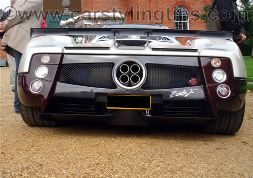 pagani zonda exhaust