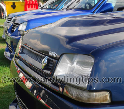 Renault 5 turbo bonnet bulge